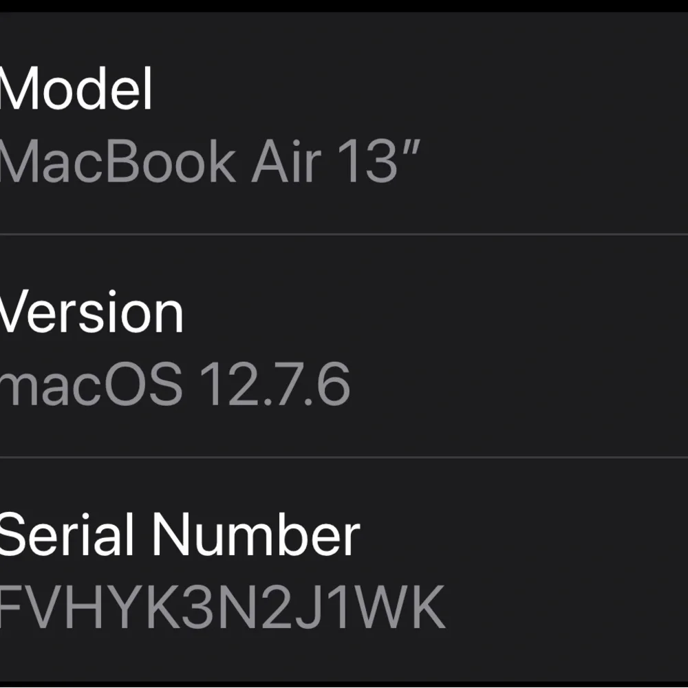 Apple MacBook Air - Silver